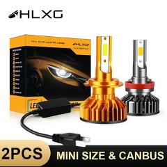 HLXG Mini Canbus lampada H4 H7 LED Car Headlight 10000LM 4300K 6000K 8000K Lamp H1 9005 HB3 9006 HB4 H8 H9 H11 fog lights Bulbs