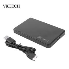 VKTECH HDD Case 2.5" SATA to USB 3.0 Adapter Hard Drive Enclosure For SSD Disk Case HDD Box USB 2.0 HD External HDD Enclosure