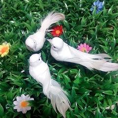 NEW Mini Simulation  Home Garden Statue DIY Decorative Artificial Carfts Pigeons Removable Ornaments Birds sculpture