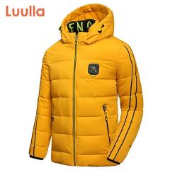 Luulla Men 2020 Winter New Casual Thick Warm Waterproof Hooded Jacket Parkas Coat Men Autumn Outwear Outfit Parkas Jackets Men