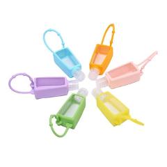 30ml Silicone Safe Gel Mini Hand Holder Travel Portable Sanitizer Disposable No Clean Detachable Cover