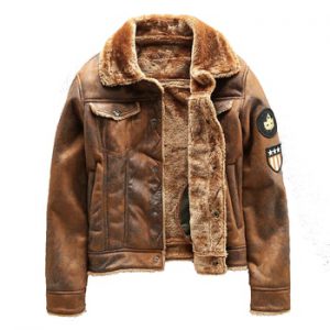 Air Force Pilot Leather Jacket Men Plus Velvet Thickened PU Leather Jacket Male Fur Coat Outwear Autumn Winter Brand Clothing