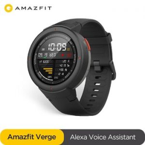 original global Amazfit Verge Sport Smartwatch GPS GLONASS Internal Storage Call Answer Smart Message Push Heart Rate Monitor