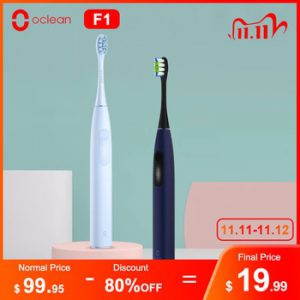 New Oclean F1 Sonic Electric Toothbrush IPX7 Waterproof Ultrasonic Automatic Fast Charging 3 Brushing Modes For Adult