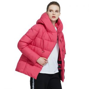 ICEbear 2020 new winter women's coat brand clothing casual female winter jacket warm ladies short hooded parka GWD19011D