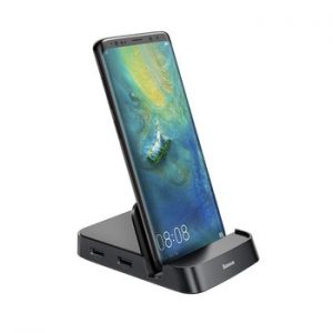 Baseus Type C HUB Docking Station For Samsung S10 S9 Dex Pad Station USB C To HDMI Dock Power Adapter For Huawei P30 P20 Pro