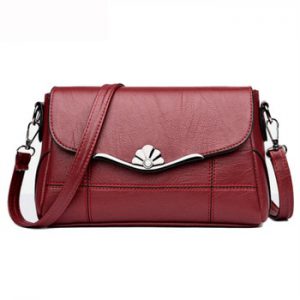 Women Bags Designer Shoulder Bag Fashion Messenger and Purse PU Leather Crossbody Bags for Women 2020 New Black&Red