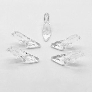 New arrival! Choose design Clear acrylic High heels shape charm for Hand Made Earrings DIY parts