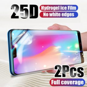 2Pcs Screen Protector Hydrogel Film For Xiaomi Mi 10 Mi 9 Mi 9T Pro Mi 8 A3 Protective Film For Redmi Note 9 8 7 K20 K30 Pro 9S