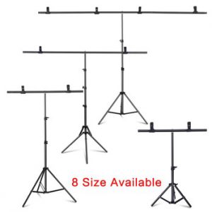 Photography Photo Studio T-shape Backdrop Background Stand Frame Support System Kit For Video Chroma Key Green Screen With Stand