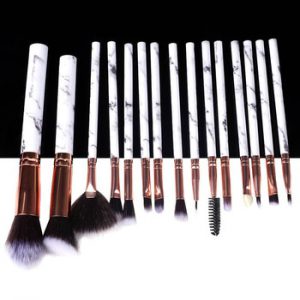 Marble Makeup Brushes Tool Make Up Brush Set Kit Professional Powder Small Natural High Quality Highlighter Lip Eyeshadow