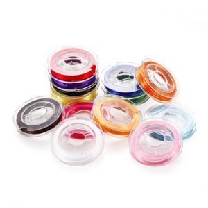 10Meters/lot Flexible Elastic Wire Diameter Roll Mixed Colors Beaded Bracelet For DIY Handmade Jewelry Making Findings Supplies