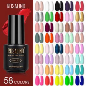 ROSALIND Gel Nail Polish Lamp All For Nails Art Manicure With Matt Base Top Coat Semi Permanant Gellak Nail Gel Polish Varnishes