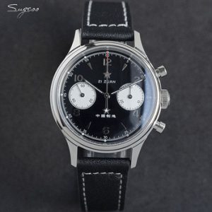 SUGESS Mechanical Watch men Seagull 1963 Movement ST19 chronograph Sapphire top brand luxury 50M waterproof limited edition 2020