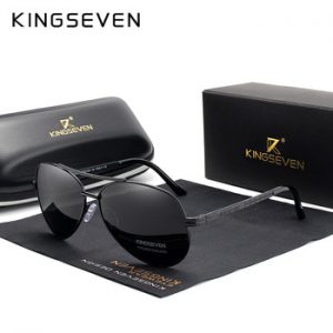 KINGSEVEN 2019 New Design Aviation Alloy Frame HD Polarized Sunglasses For Men UV400 Protection