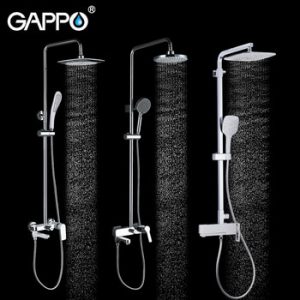 GAPPO Shower faucets Bathroom faucet rain shower set Brass mixer water tap bath shower set waterfall wall mounted shower system