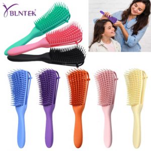 YBLNTEK Detangling Hair Brush Massage Wet Hair Comb Detangler Hairbrush 2a to 4c Kinky Wavy/Curly/Coily/Wet/Dry/Oil/Thick Hair