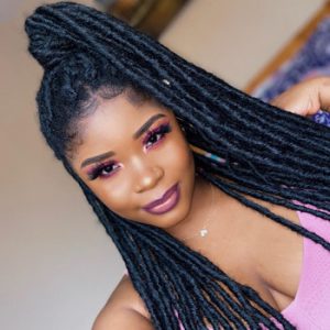 Synthetic Braiding Hair Extensions Dreadlocks Ombre Brown Color X-TRESS Soft Straight Faux Locs Crochet Braids Hair For Women