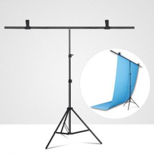 Photography T-shaped background  backdrop stand support system for photo studio PVC backdrops Multiple sizes + carry bag