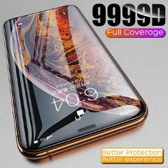 9999D Curved Protective Tempered Glass For iPhone 11 Pro XS Max X XR Glass Screen Protector on iPhone 7 6 6S 8 Plus SE Film Case