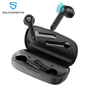 SoundPEATS TrueBuds True Wireless Earphones Bluetooth 5.0 Touch Control TWS Earbuds with 2600mah Charging Case