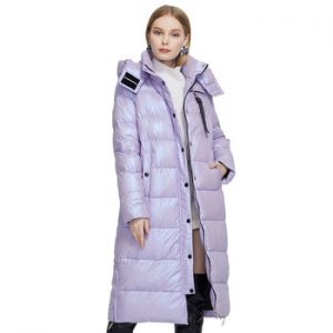 Astrid 2020 New Winter Women's coat women long warm parka Bright fabric fashion Jacket hooded large sizes female clothing 9510