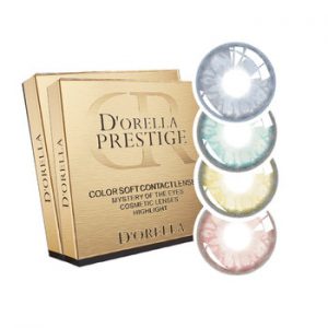 D'ORELLA 1 Pair(2pcs) New Color DNA Coloured Cosmetic Contact Lenses for Eyes