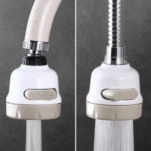 3 Modes Aerator Faucet Water Saving Filter High Pressure Spray Nozzle 360 Degree Rotate Flexible Aerator Diffuser