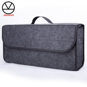 KAWOSEN Portable Foldable Car Trunk Organizer Felt Cloth Storage Box Case Auto Interior Stowing Tidying Container Bags CTOB04