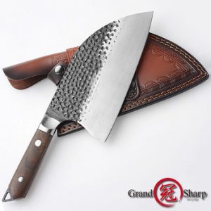 Grandsharp Handmade Forged 5cr15mov Steel Kitchen Knife Cleaver Knife Professional Butcher Knife Chef Knife Chopping Knives