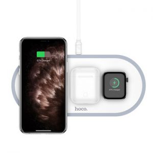 HOCO 3 in1 Wireless Charger for iphone 11 Pro X XS Max XR for Apple Watch 5 4 3 2 Airpods Pro Fast Charger Stand For Samsung S20