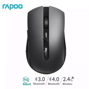 Rapoo 7200M Noiseless Mice Multi-mode Silent Wireless Mouse with 1600DPI Bluetooth 3.0/4.0 RF 2.4GHz for Computer Laptop