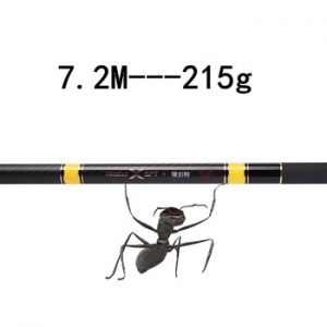 High Carbon Stream Power Hand Fishing Pole Superhard 3.6m 4.5m 5.4m 6.3m 7.2m Telescopic Spinning  Fishing Rod Carp Taiwan Rod