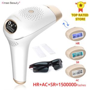 Kinseibeauty IPL Hair Removal Laser Hair Removal Machine Device Permanent Electric Depilador Acne Clearance Skin Rejuvenation