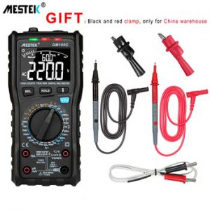 MESTEK Digital Multimeter professional 10000 Counts True RMS Tester Multifunctional Analog Multimeter current clamp multitester