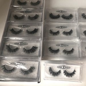 Mink Eyelashes 3D Mink Lashes HandMade Full Strip Lashes Cruelty Free Luxury Makeup Dramatic Lashes