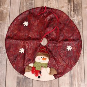 Santa Claus Snowman Christmas Tree Skirt Christmas Tree Decorations Xmas Decor for Tree Festival Supplies Falda Arbol De Navidad