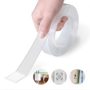 DKTIE Reusable Nano Adhesive magic Tape Clear Double Sided Removable Transparent Alien Tape Anti-Slip Traceless for Home Supplie