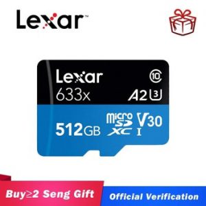 Lexar micro sd 512gb 633x UHS-I Flash Memory card 1TB microsd For Drone Gopro Dji Sport Camera SDXC Store card 32gb 64gb 128gb