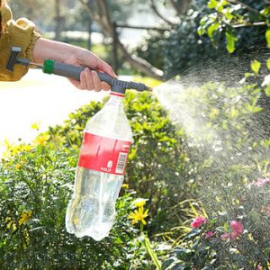 High Pressure Air Pump Manual Sprayer Adjustable Drink Bottle Spray Head Nozzle Portable Plastic Sprayer Garden Watering Tools