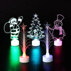 Christmas Home Decoration Colorful LED Lights tree Santa Claus Night light xmas navidad new year kids Gifts Lamp Christmas light