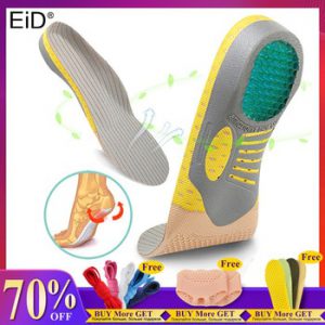 EiD PVC Orthopedic Insoles Orthotics flat foot Health Sole Pad for Shoes insert Arch Support pad for plantar fasciitis Feet Care