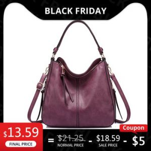 REALER women shoulder bag handbags crossbody bag female casual large totes high quality artificial leather hobo messenger bag