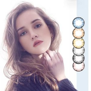 EYESHARE- 1 Pair Ice Flower Series Color Contact Lenses Cosmetic Contact Lens Eye Color