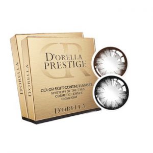 D'ORELLA 1 Pair(2pcs)  BEAUTY EYE  Series Coloured  Contact Lenses for Eyes Cosmetic Contact Lens Eye Color Black and Chocolate