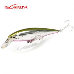 TSURINOYA Fishing Lure Floating Minnow DW34 Long Shot Fishing Wobblers Jerkbait 78mm 9.2g Aitificial Swimbait Hard Lure Bait