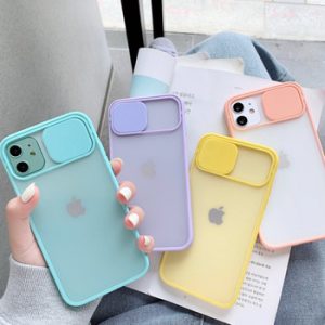 Camera Lens Protection Phone Case on For iPhone 11 12 Pro Max 8 7 6 6s Plus Xr XsMax X Xs SE 2020 12 Color Candy Soft Back Cover