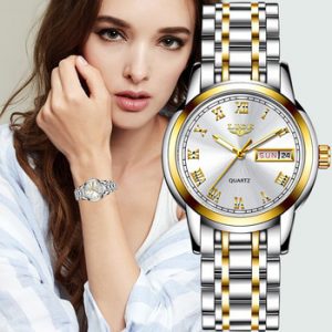 LIGE 2020 New Gold Watch Women Watches Ladies Creative Steel Women's Bracelet Watches Female Waterproof Clock Relogio Feminino