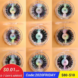 Fedex DHL Shipping 25mm Lashes 5D Mink Eyelashes Wholesale 3D Mink Lashes Handmade Dramatic Mink Lashes Makeup Free Custom Logo