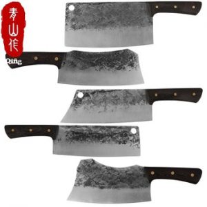 Qing Heavy Duty Butcher Knife Multifunction Chinese Cleaver Meat Chopping Cutting Bone Forged Steel Chef Knife Kitchenware